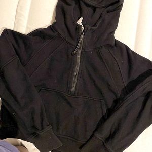 Black lulu scuba jacket